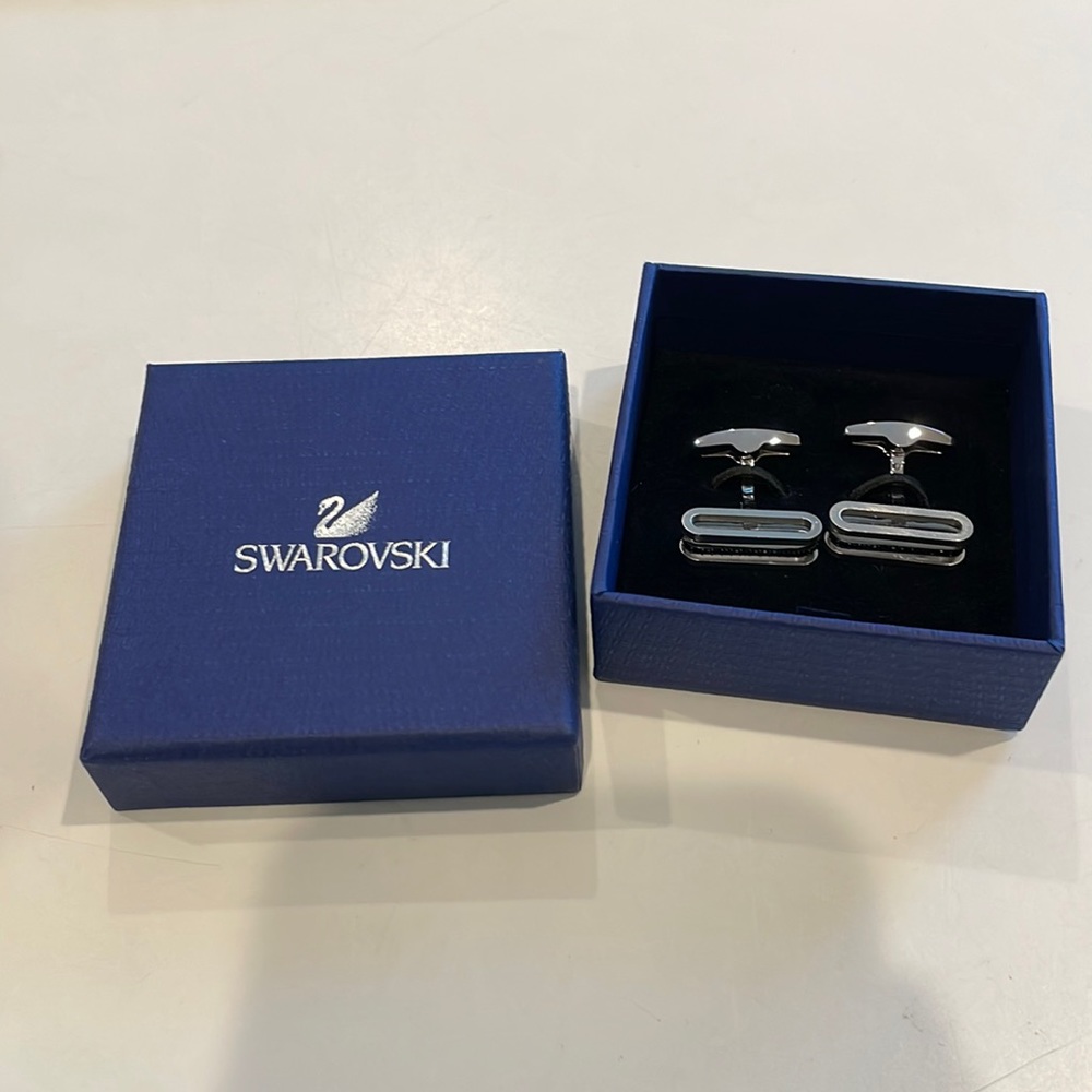 New Swarovski Cuff Links